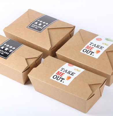 Anti Curl Waterproof Lunch Box Labels OEM ODM