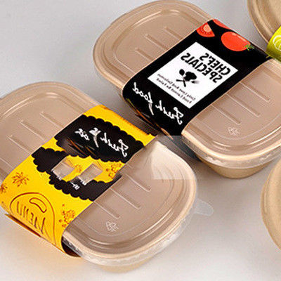 Anti Curl Waterproof Lunch Box Labels OEM ODM